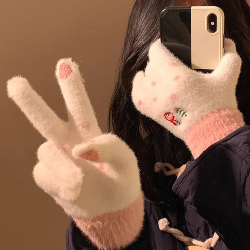 ZANC Polyester Knit Gloves Unisex Multiple Colors-3