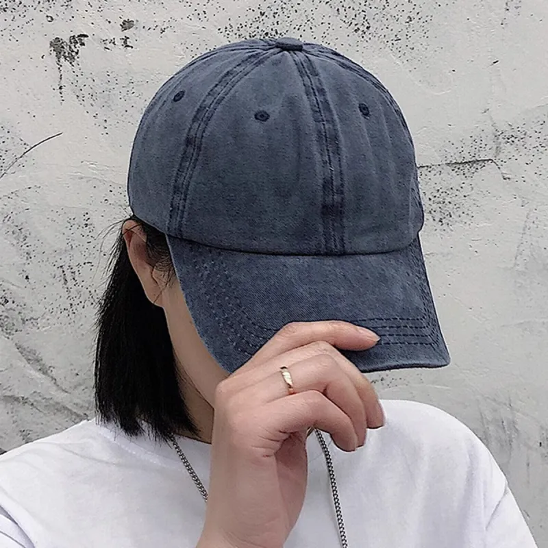 ZANC Cotton Baseball Caps Unisex Multiple Colors-5