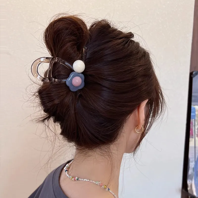 ZANC Hair Clips Women's White Pink Green Blue-18
