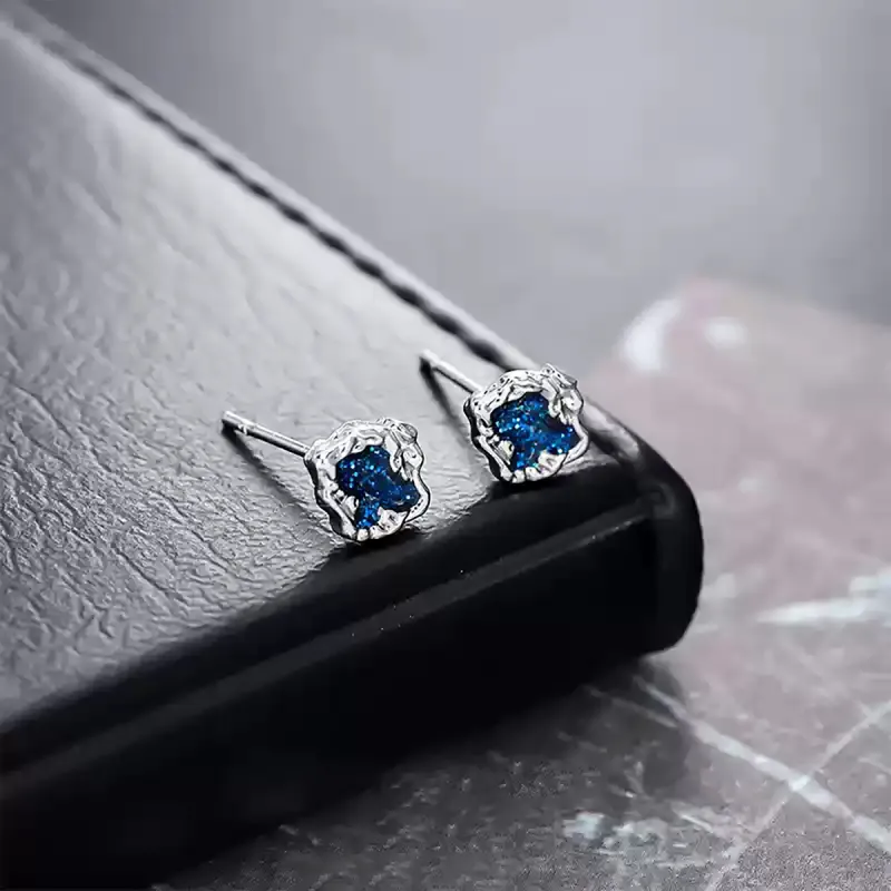 ZANC Alloy Stud Earrings Unisex-7