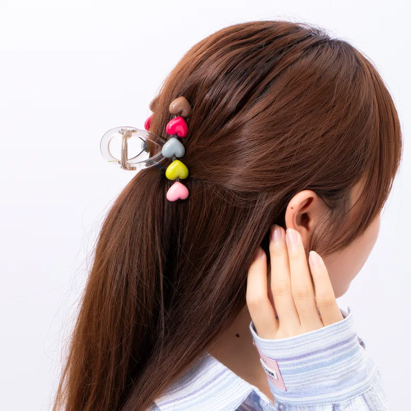 ZANC Acrylic Hair Clips Women's Multiple Colors-16
