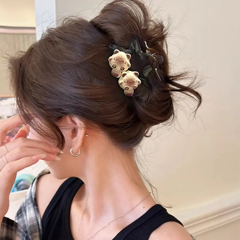 ZANC Acrylic Hair Clips Women's-4