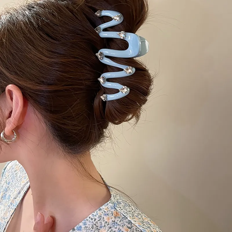 ZANC Acrylic Hair Clips Women's-3