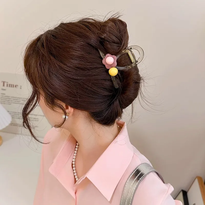 ZANC Hair Clips Women's White Pink Green Blue-8