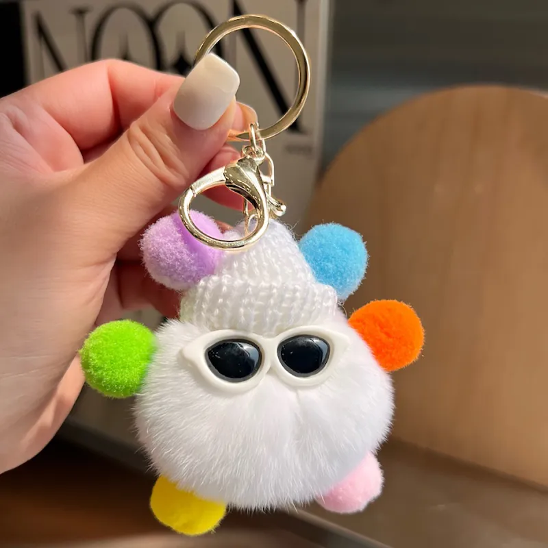 ZANC Plush Pendants Unisex Multicolor-1
