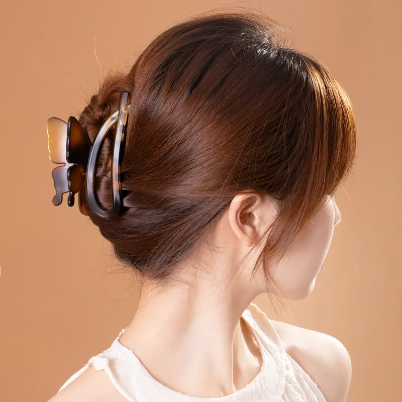 ZANC Acrylic Hair Clips Women's Multiple Colors-4