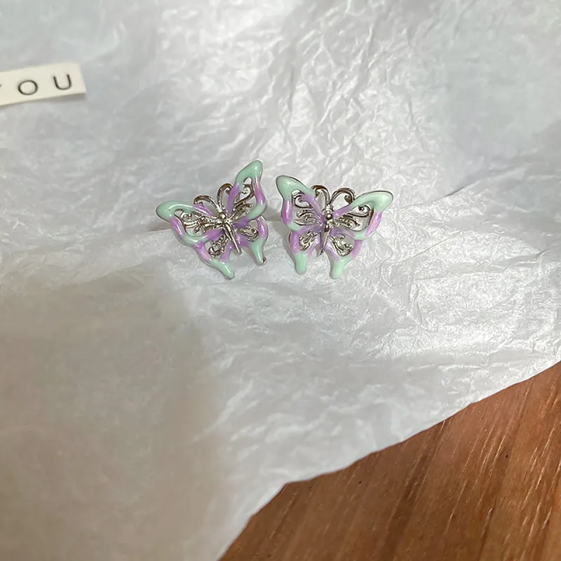 ZANC Alloy Stud Earrings Women's-2