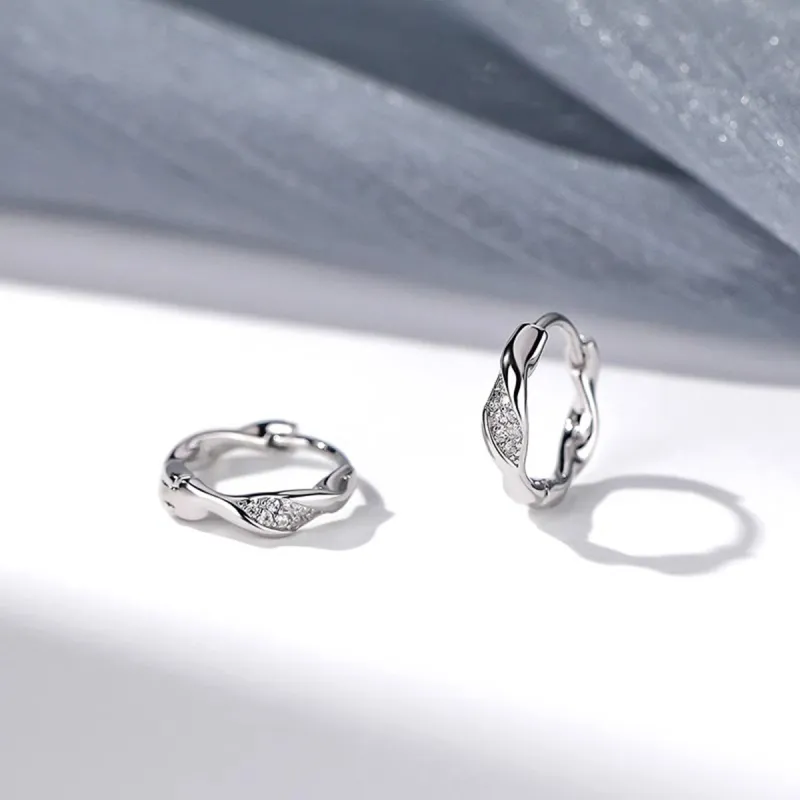 ZANC S999 Fine Silver Earrings Unisex-5