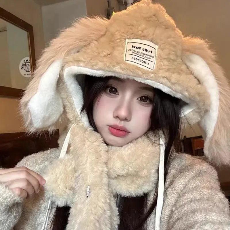 ZANC Polyester Hoods & Plush Hats Unisex Multiple Colors-4