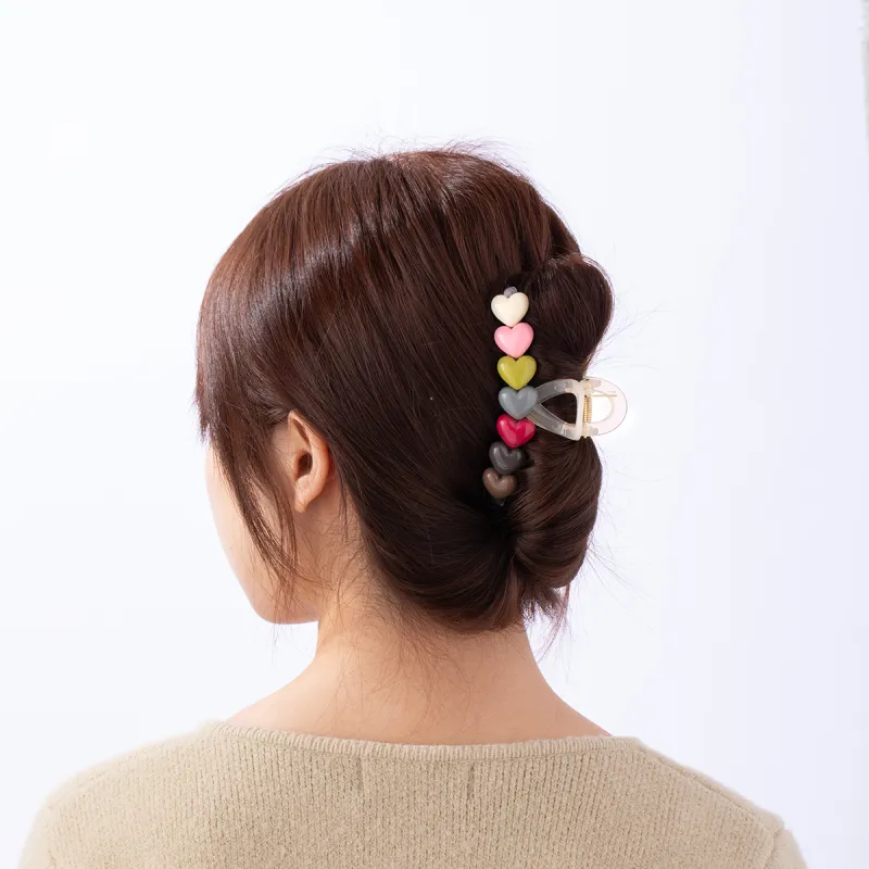 ZANC Acrylic Hair Clips Women's Multiple Colors-8