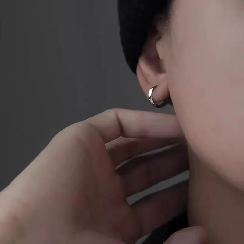 ZANC S999 Fine Silver Earrings Unisex-1