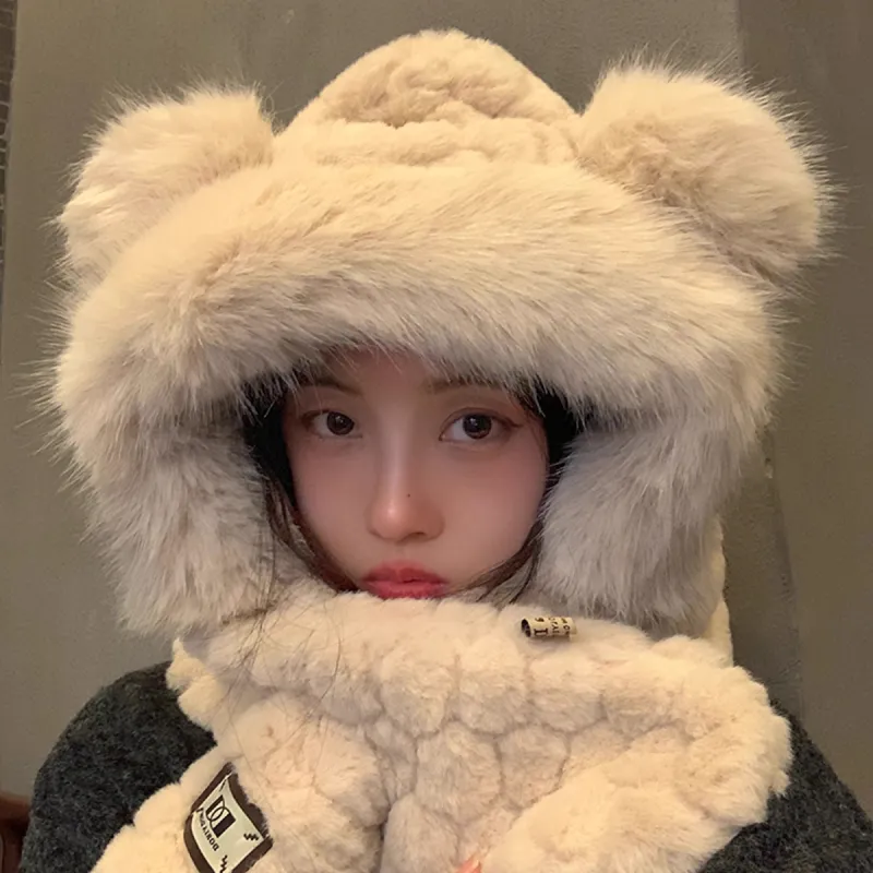 ZANC Polyester Hoods & Plush Hats Unisex-2