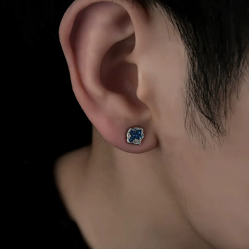 ZANC Alloy Stud Earrings Unisex-2