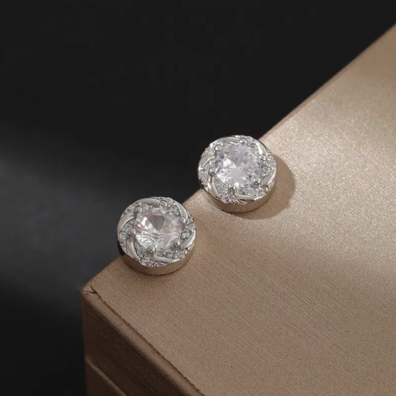 ZWU Stud Earrings Unisex-11
