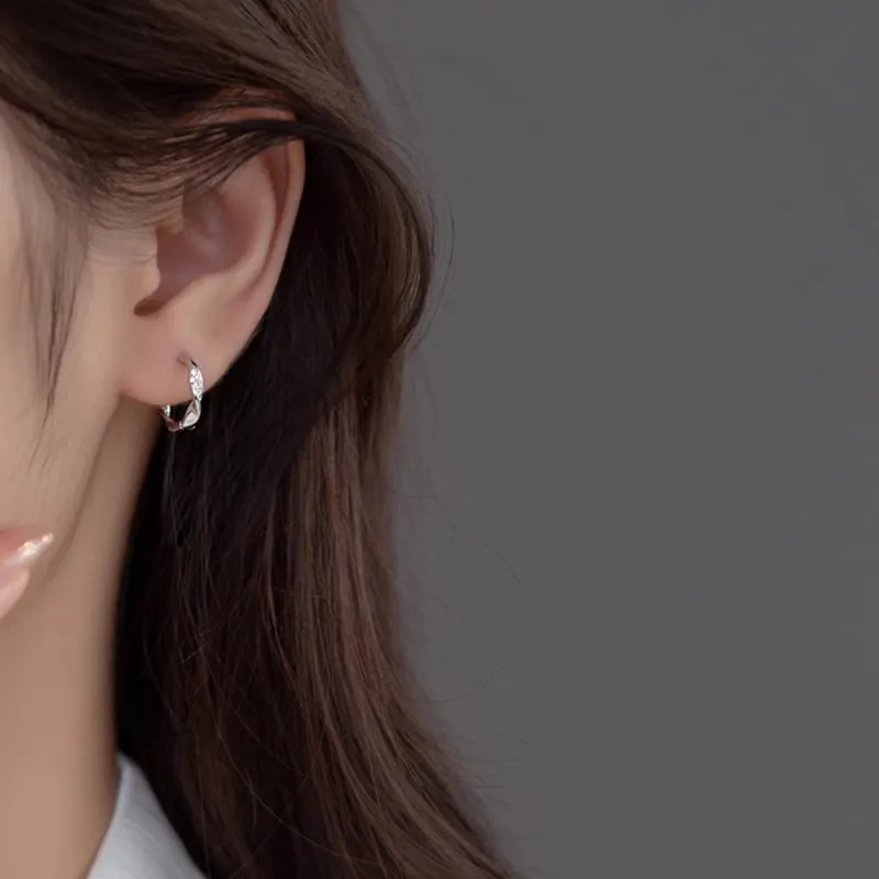 ZANC S999 Fine Silver Earrings Unisex-1