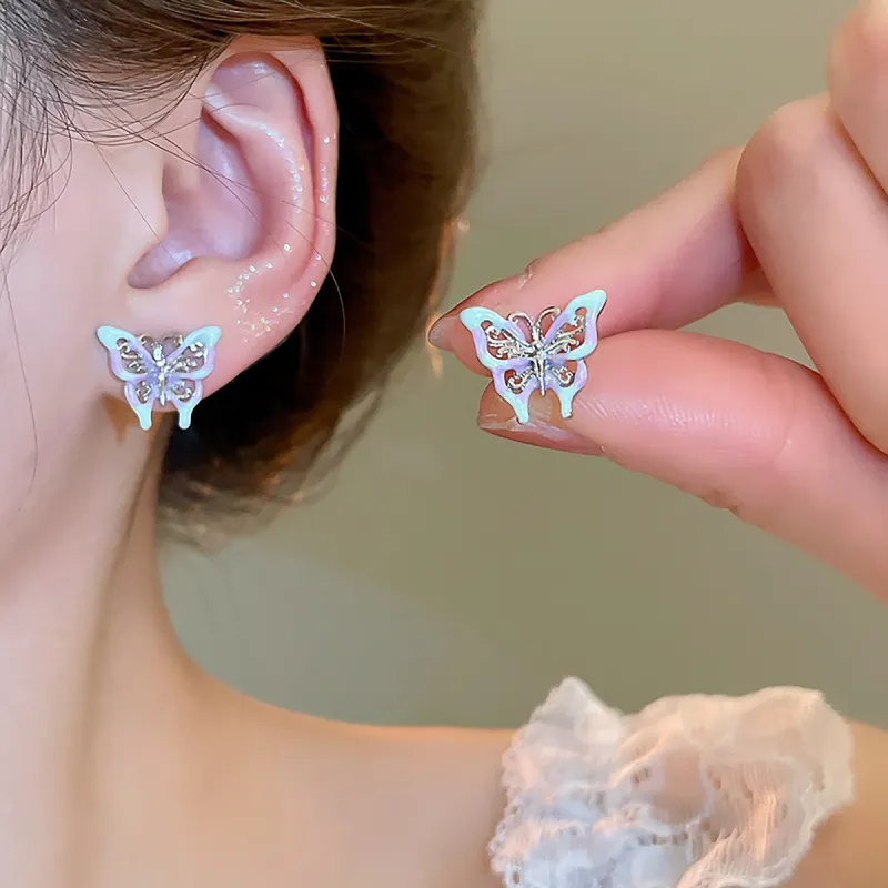 ZANC Alloy Stud Earrings Women's-7