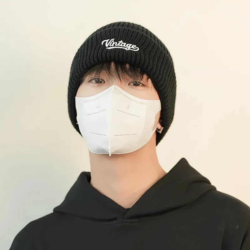 ZANC Polyester Knitted Hat Unisex Multiple Colors-4