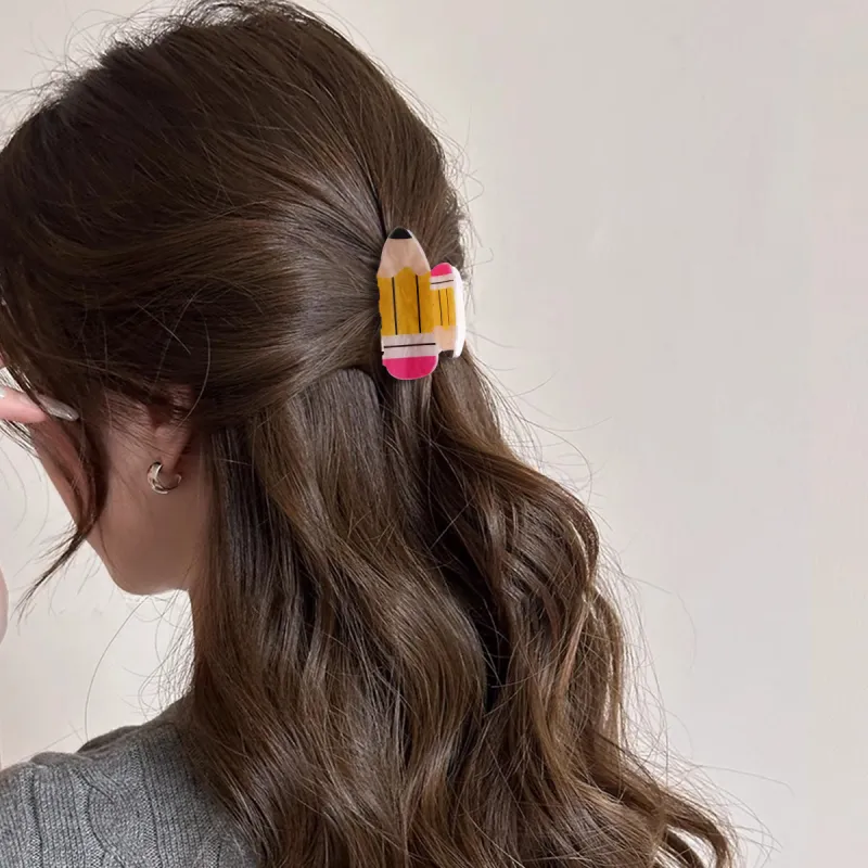 ZANC Acrylic Hair Clips Women's-5