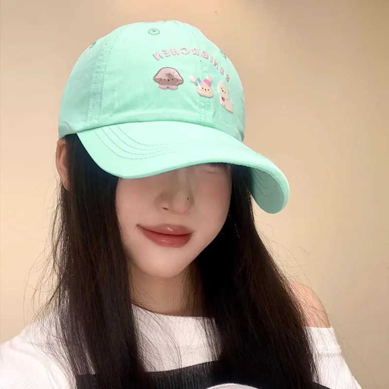 ZANC Polyester Baseball Caps Unisex Multiple Colors-1