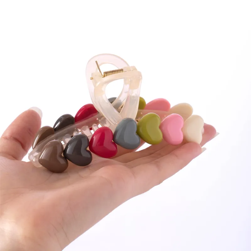 ZANC Acrylic Hair Clips Women's Multiple Colors-6