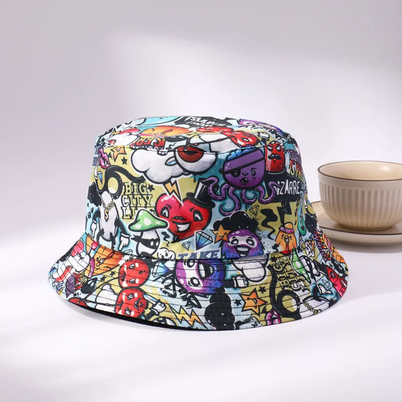 ZANC Polyester Bucket Hats Unisex-2