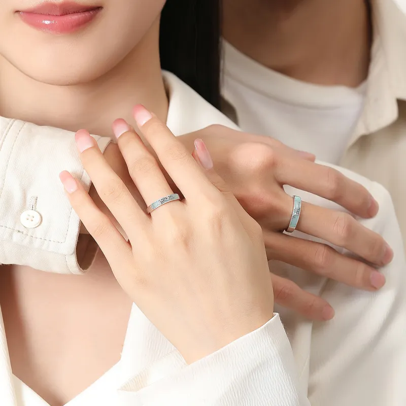 ZANC 925 Sterling Silver Rings Unisex-7