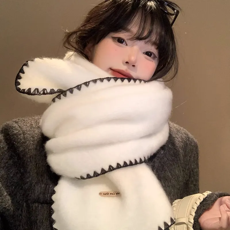 ZANC Knit Scarves Unisex-3