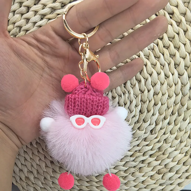 ZANC Plush Pendants Unisex Multicolor-6