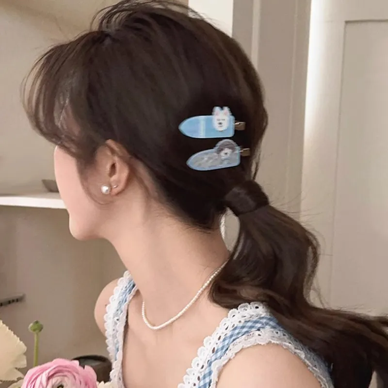 ZANC Acrylic Hair Clips Women's-12