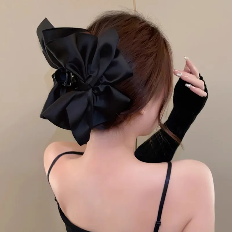ZANC Acrylic Satin Hair Clips Women's-6