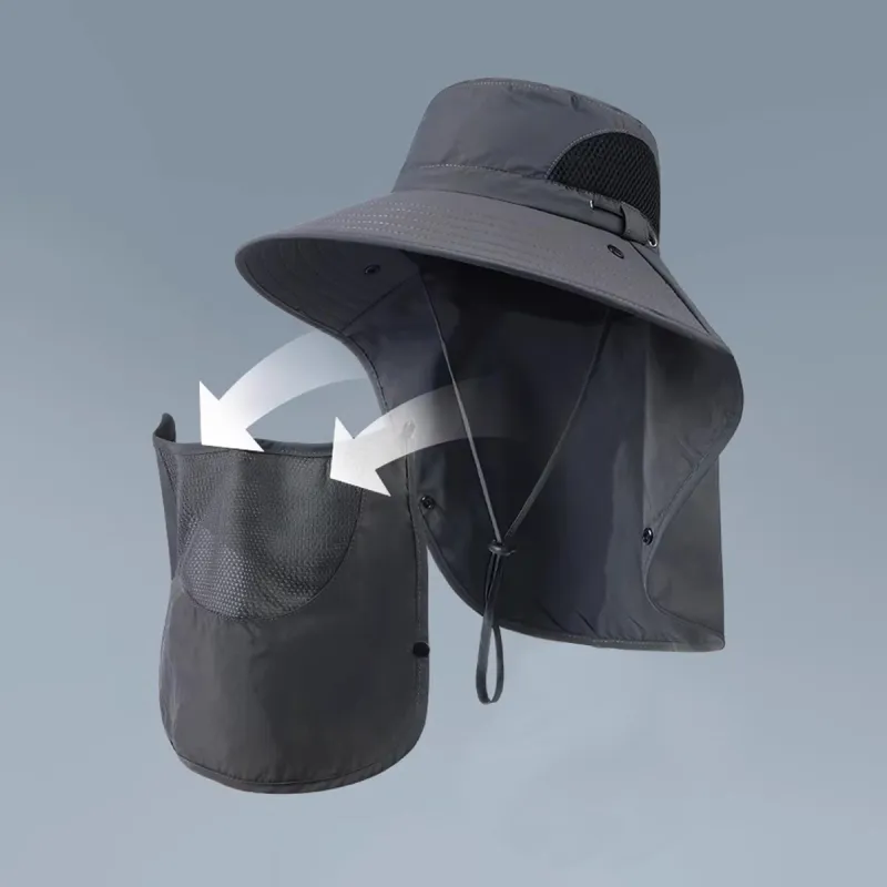 ZANC Polyester Sun Protection Hats Unisex-3