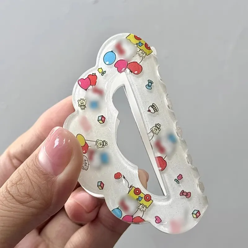 ZANC Acrylic Hair Clips Women's-5