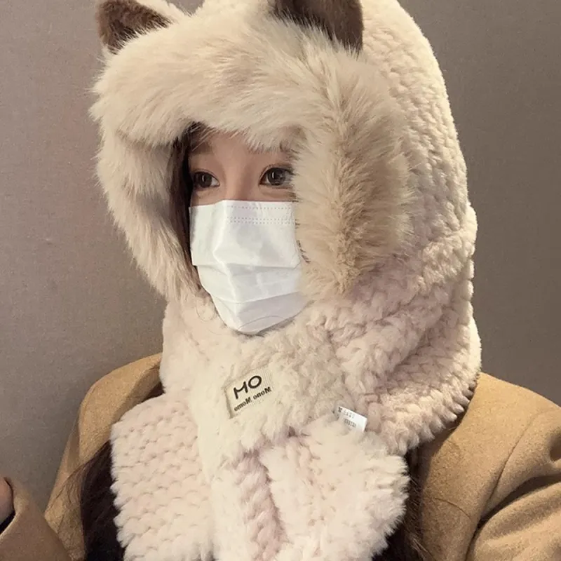 ZANC Polyester Hoods & Plush Hats Women's-1