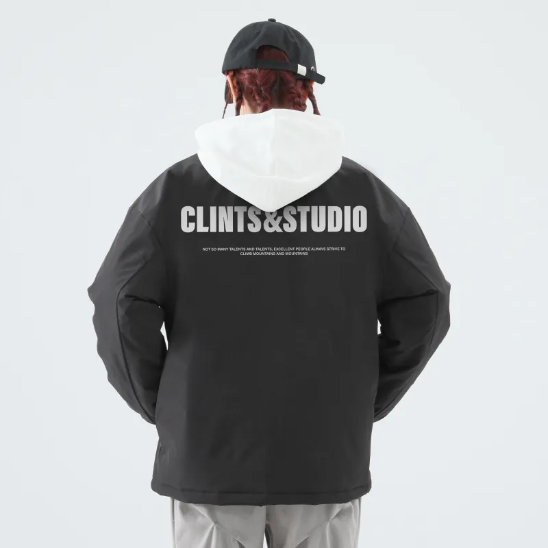 CLINTS Jacket Unisex Navy Blue/Black-4