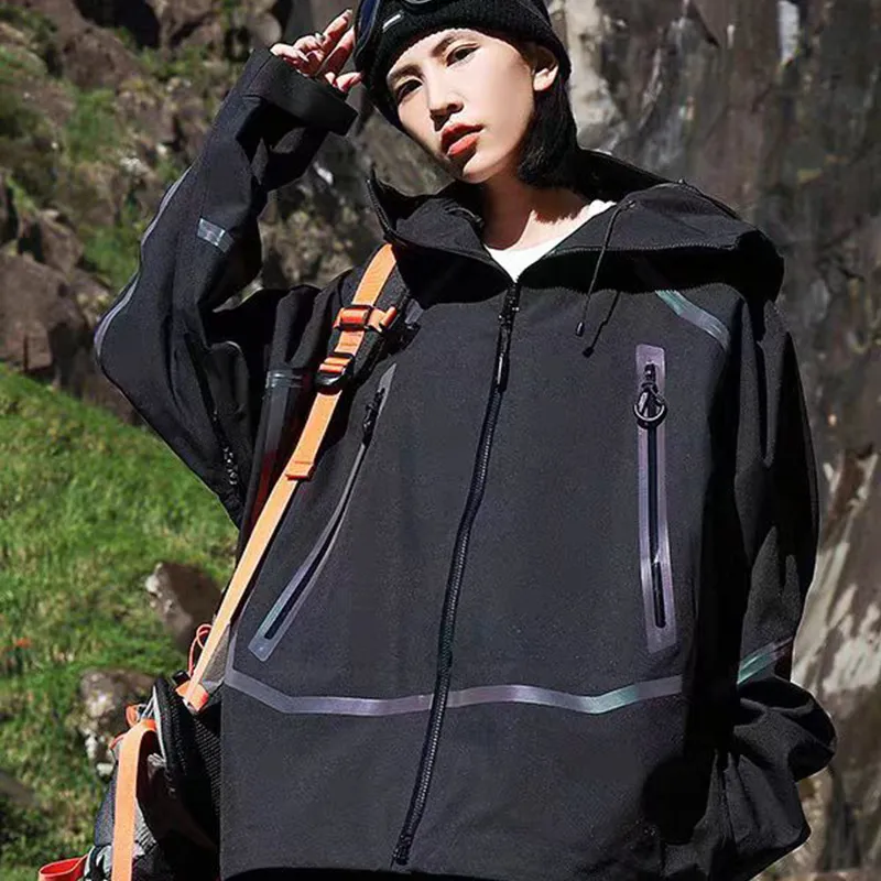 RAP PANDA Hiking Outdoor Adventure Windbreaker Jacket Unisex-7