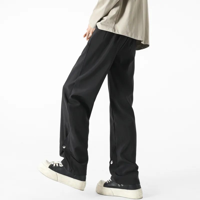 RAP PANDA Casual Pants Unisex Black-5