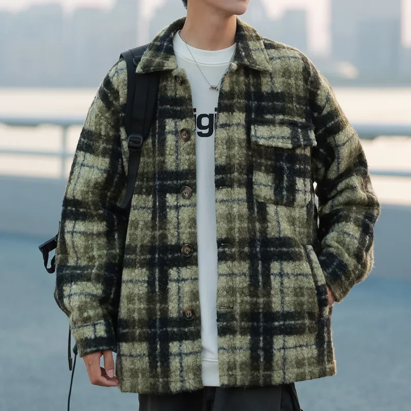 RAP PANDA Jacket Unisex Dark Army Green-3
