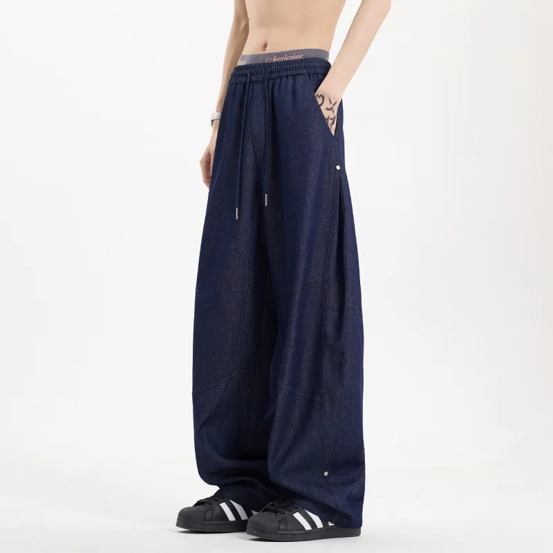 RAP PANDA Jeans Unisex Denim Blue-2