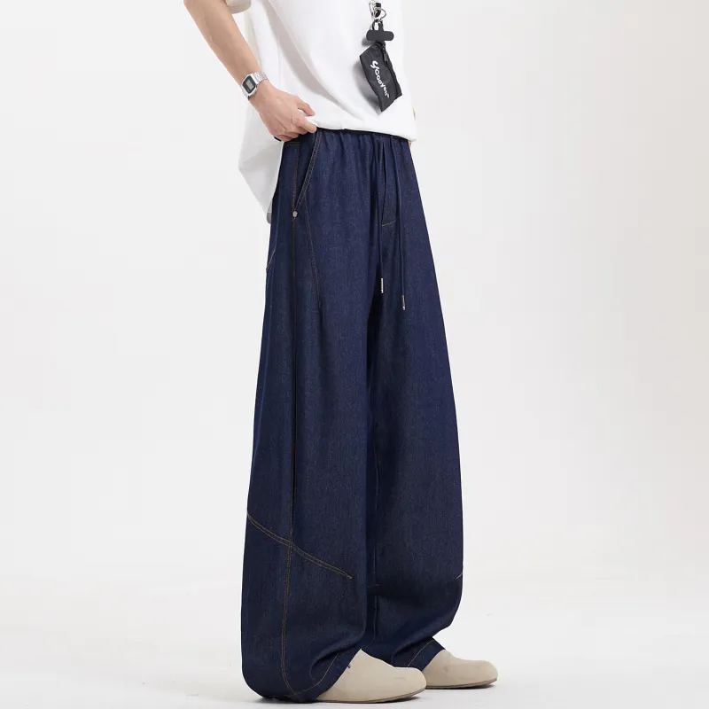 RAP PANDA Jeans Unisex Denim Blue-4