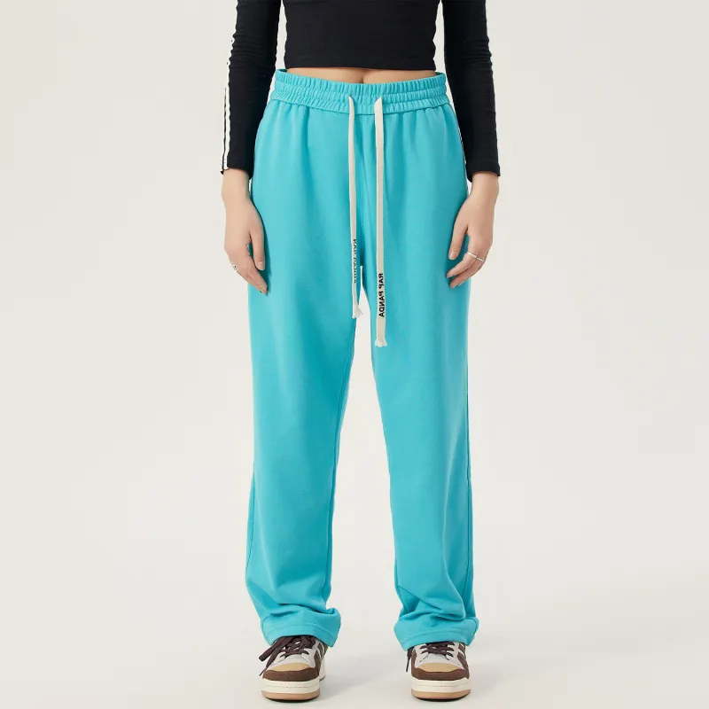 RAP PANDA Casual Pants Unisex Lake Blue-2
