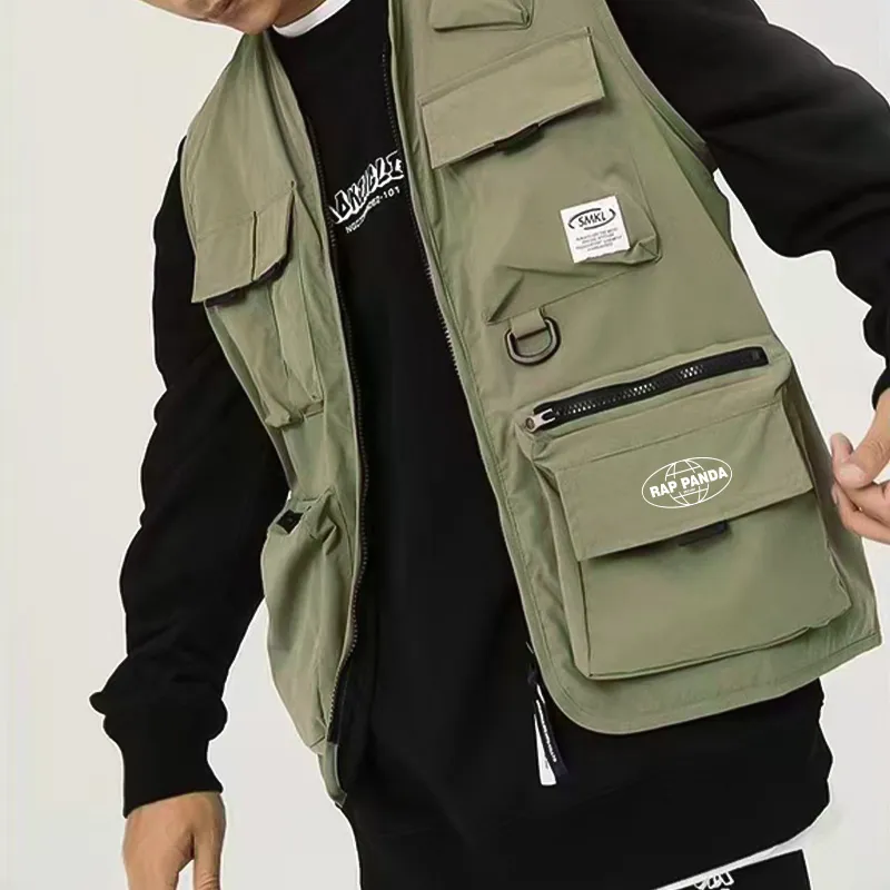 RAP PANDA Vests Unisex-3