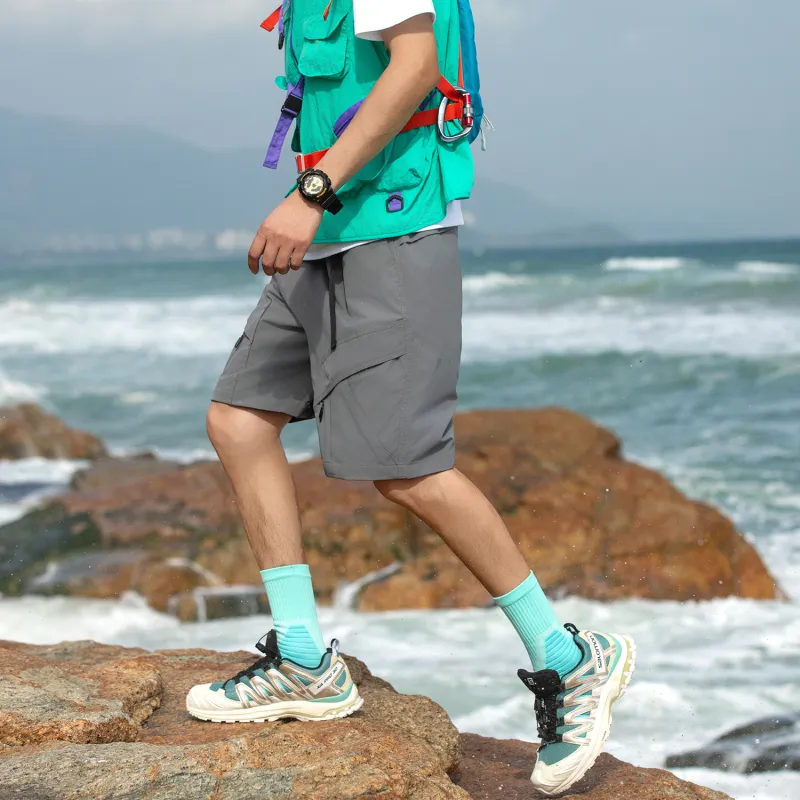 RAP PANDA Cargo Shorts Men-14