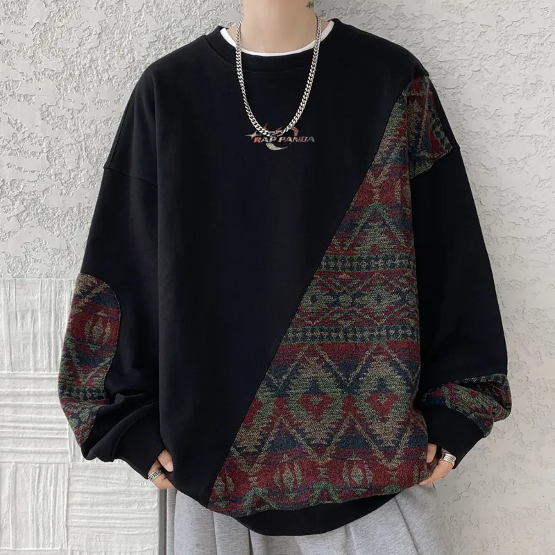 RAP PANDA Sweatshirt Unisex Black-10