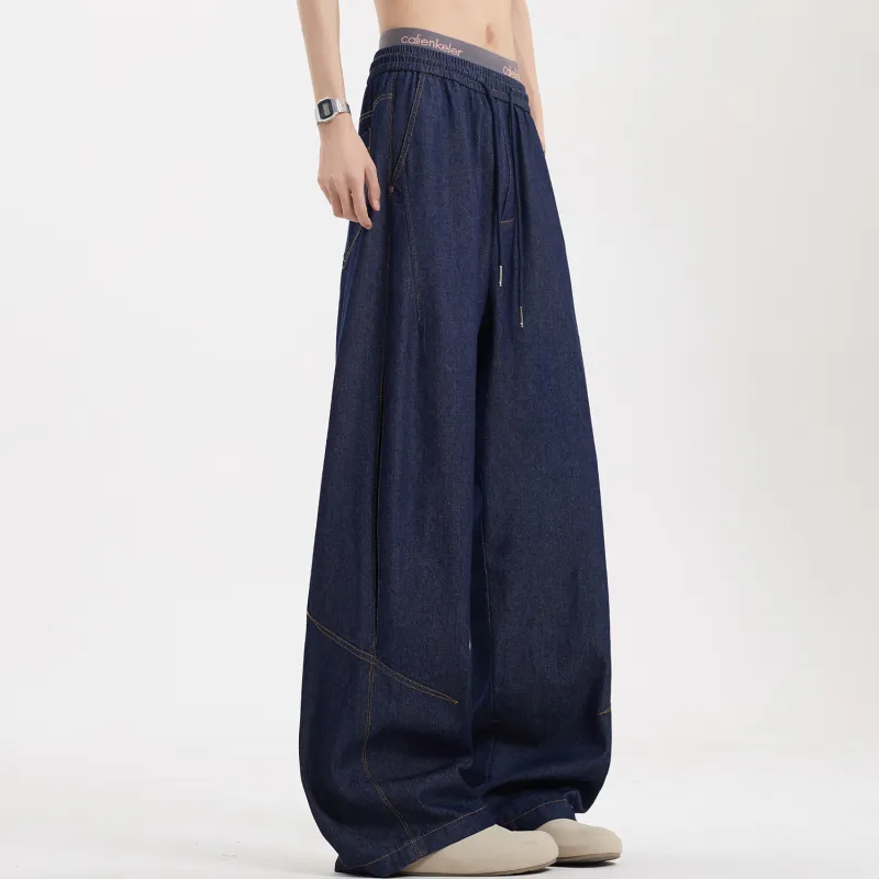 RAP PANDA Jeans Unisex Denim Blue-2