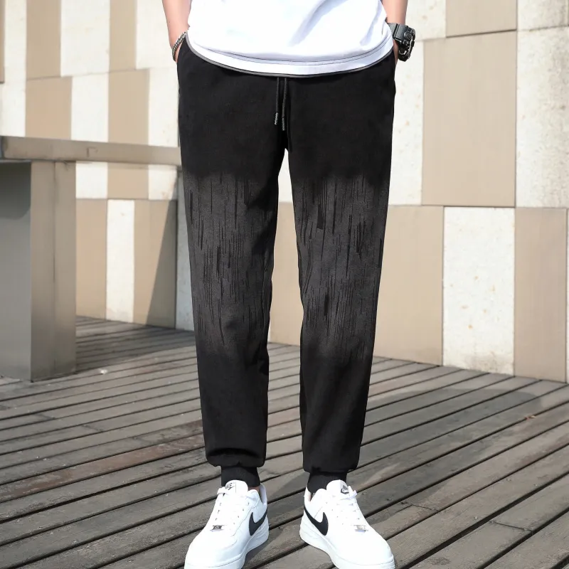 RAP PANDA Casual Pants Unisex Black-2