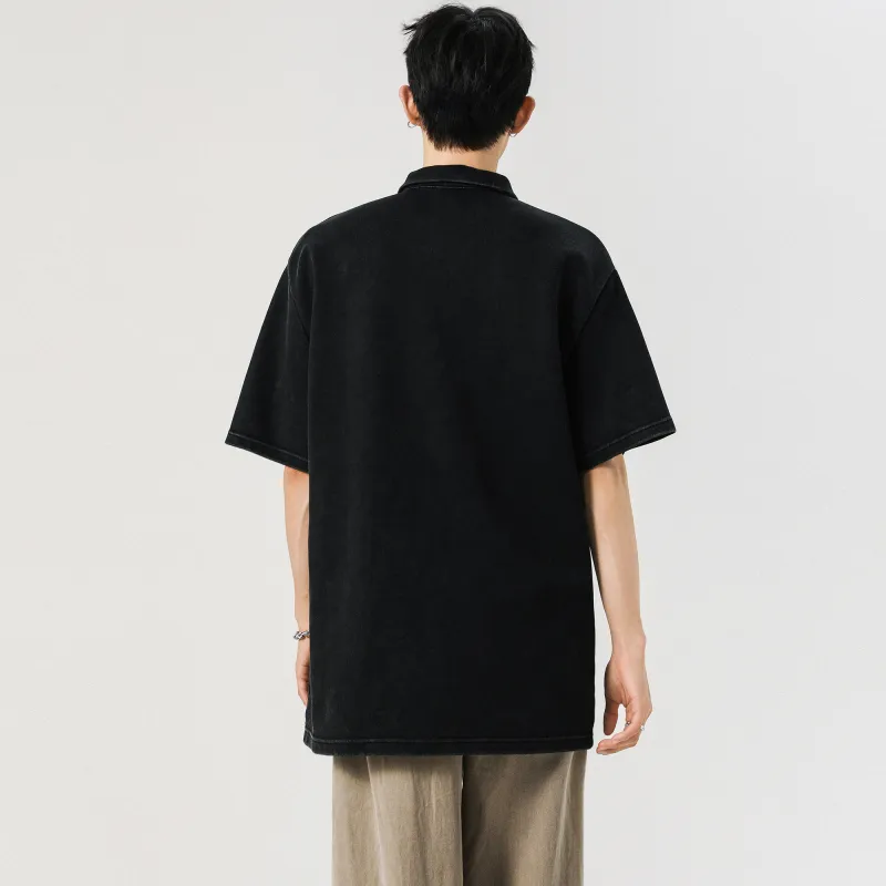 RAP PANDA Polo Shirt Unisex Black-1