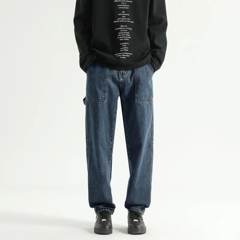 RAP PANDA Jeans Unisex Nostalgic Blue-2