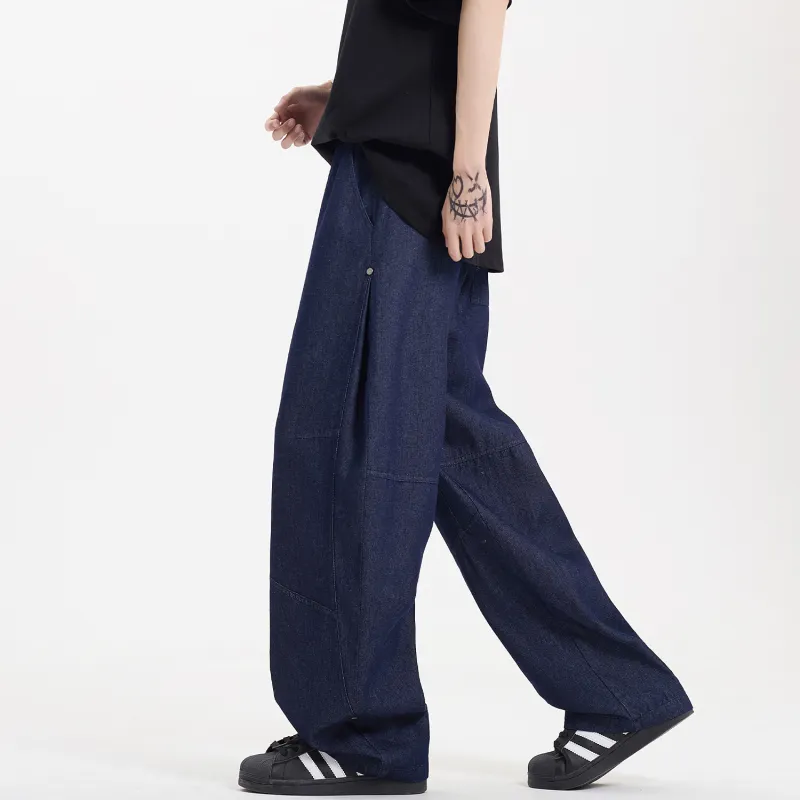 RAP PANDA Jeans Unisex Denim Blue-5