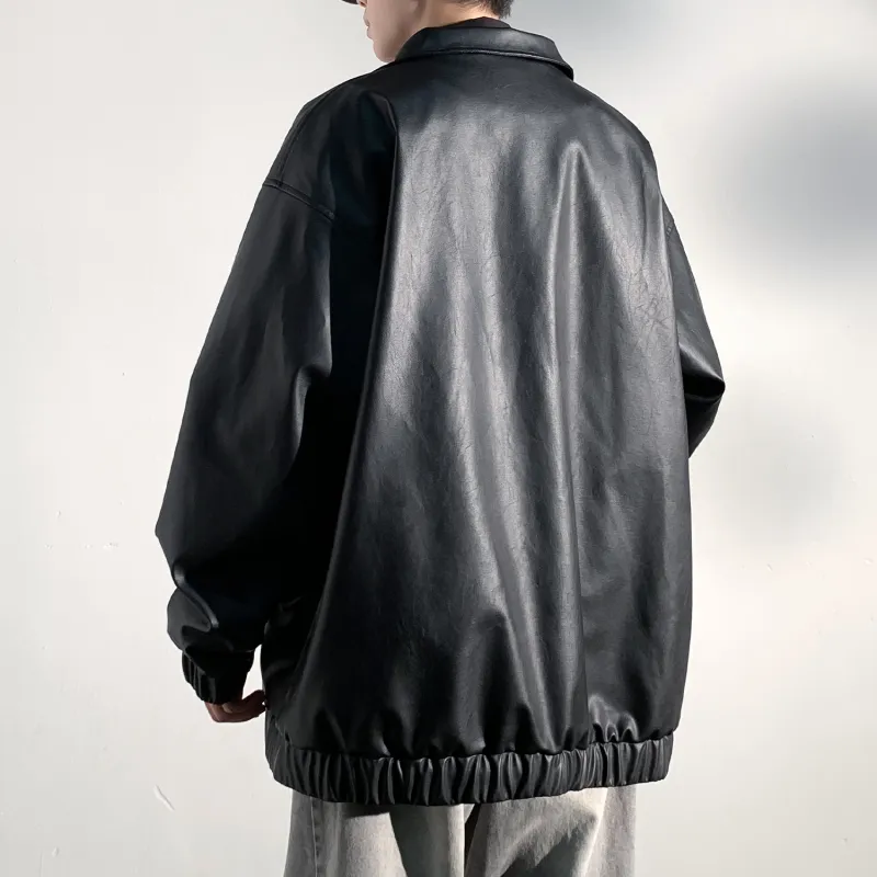 RAP PANDA Leather Jacket Unisex-20