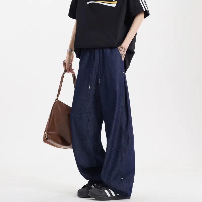 RAP PANDA Jeans Unisex Denim Blue-4